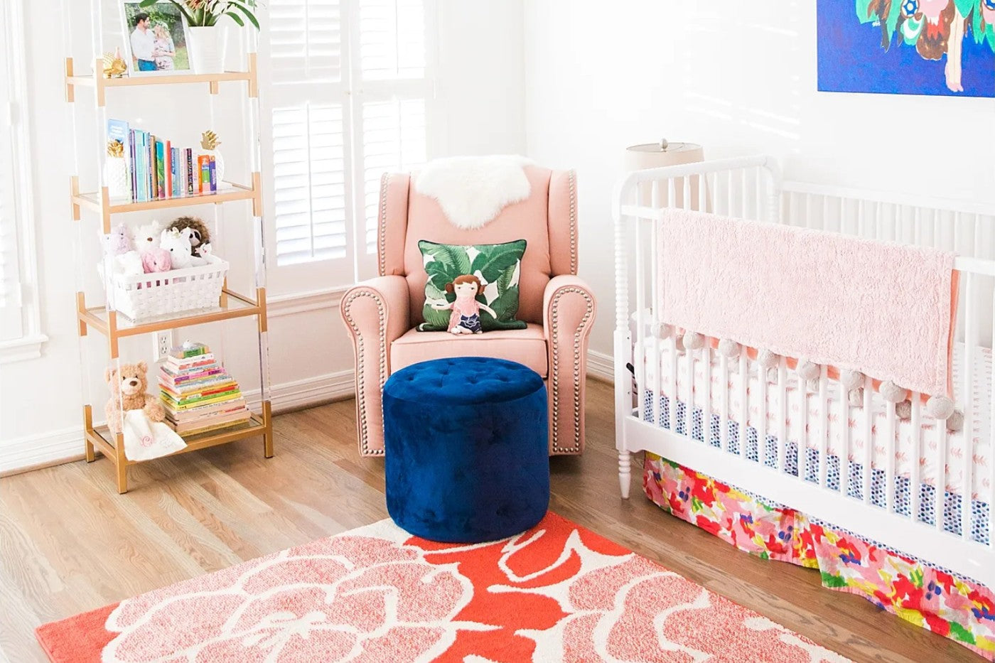 Baby Girl Nursery Closet Reveal - Little Cottage on the Coast
