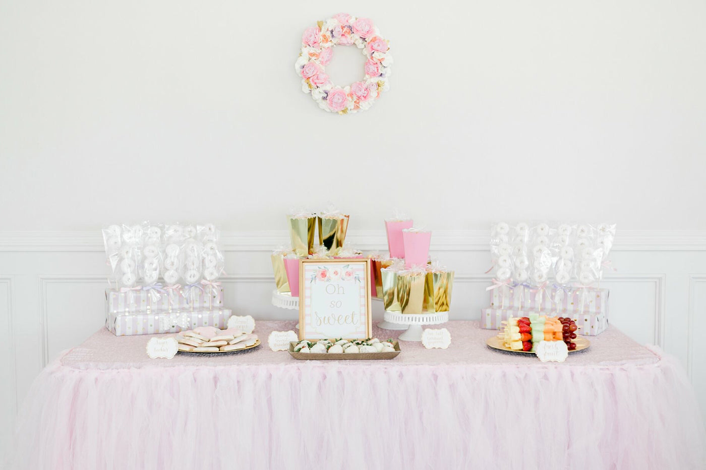 DIY Baby Shower Ideas for Girls  White party decorations, Girl birthday  decorations, Birthday decorations