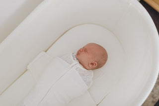 Fawn and Finch SNOO story - baby sleeping in SNOO