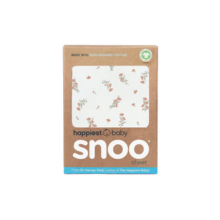 Ivory Wildflower fitted sheet for SNOO in box