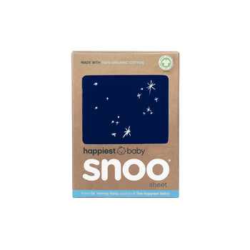Midnight galaxy fitted sheet for SNOO in box display--featured_image