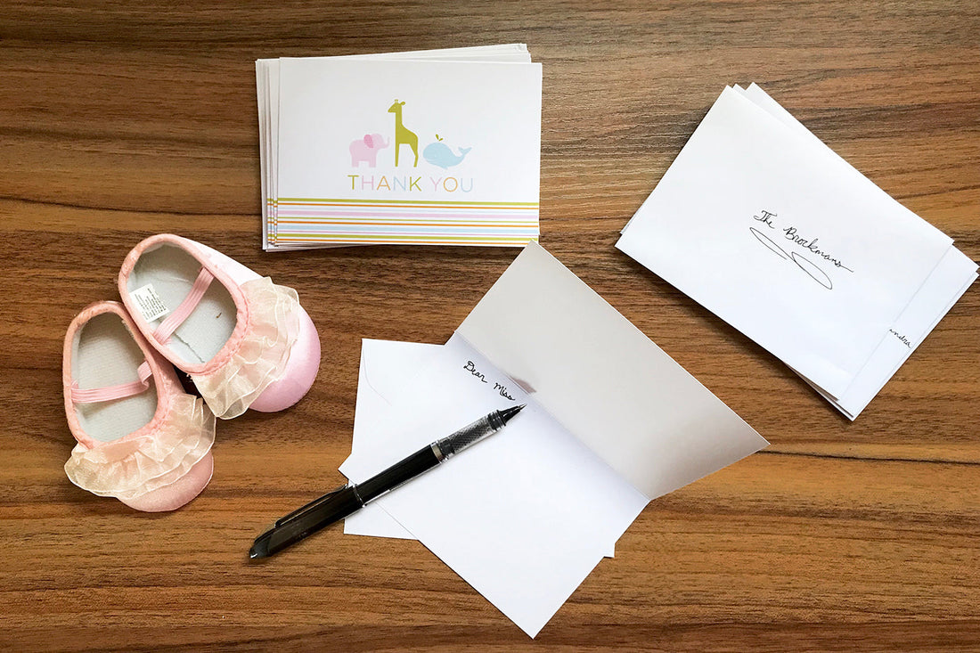Baby Shower Thank You Cards What to Write in a Baby Shower Card