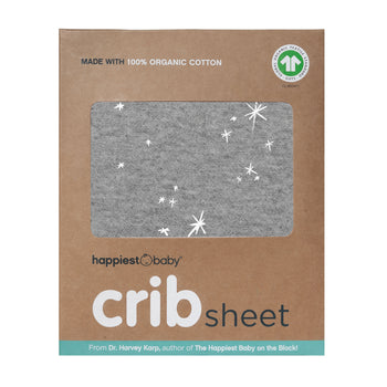 Graphite galaxy standard size crib sheet in box color--graphite-galaxy