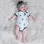 100% Organic Short-Sleeve Baby Bodysuit Bundle