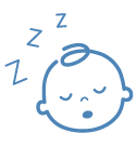 sleeping baby icon